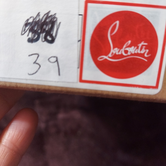 Louboutin-Jem Purple Suede Ankle Botties - Picture 4 of 6